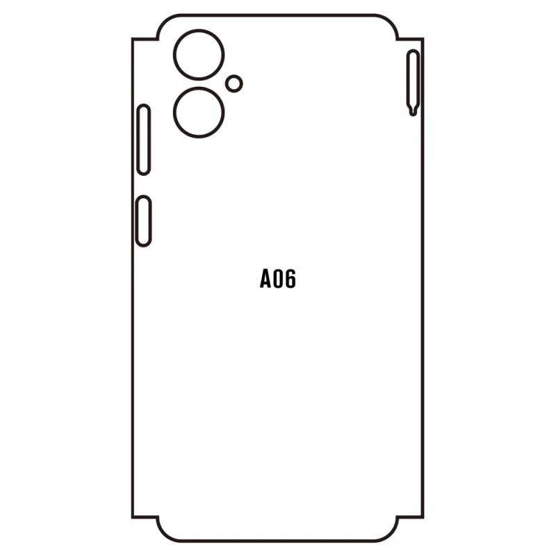 Sunshine Samsung A06 5G Zadná Hydrogél ochranná fólia Strih: Zadná časť a rám 5, Typ fólie: Matná