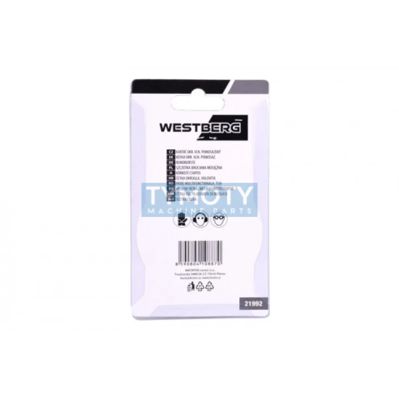 Kefa rotačná radiálna vlnitá WESTBERG 63mm stopka