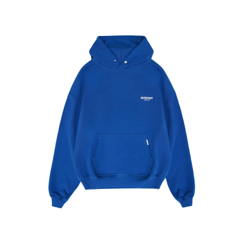 Represent Owner's Club Hoodie Cobalt Blue/White - XL
