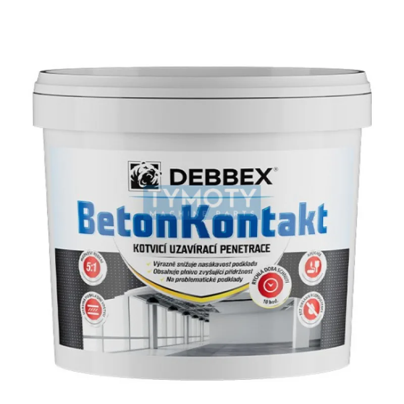 Debbex BetonKontakt - 5 kg modrá, vedro