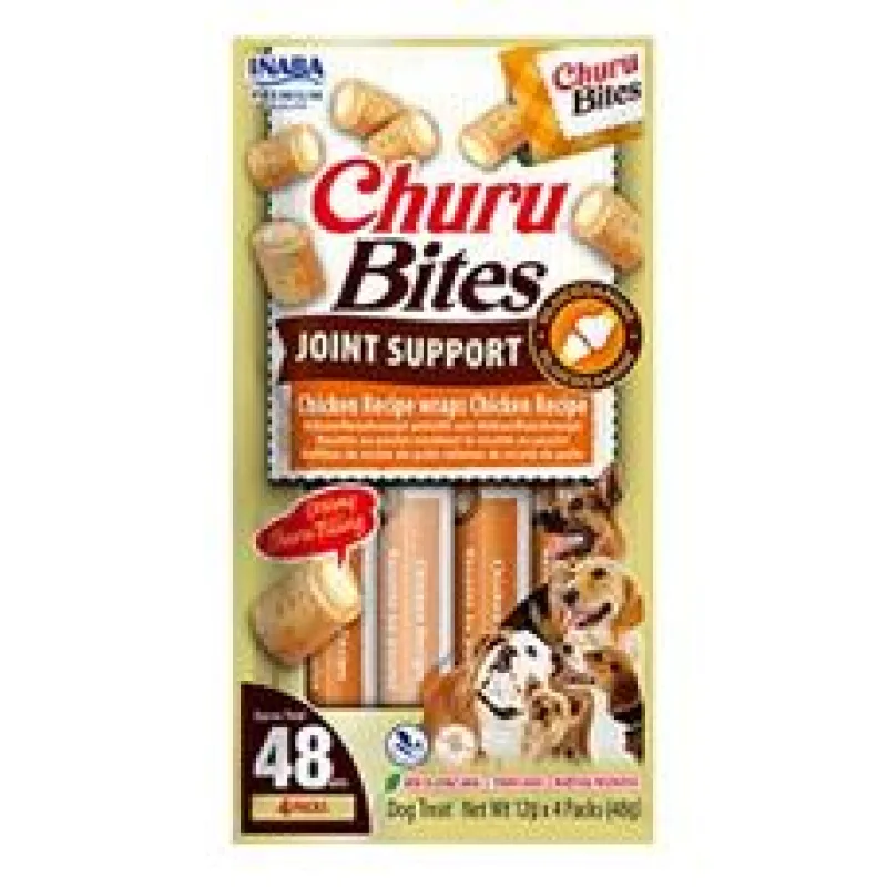 Churu Dog Bites Joint Supp.Chick.wraps Chicken 4x12g