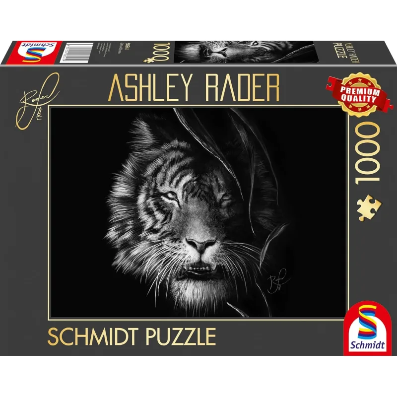 Puzzle Schmidt 1000 dielikov Divoká príroda – tiger, stelesnenie slobody