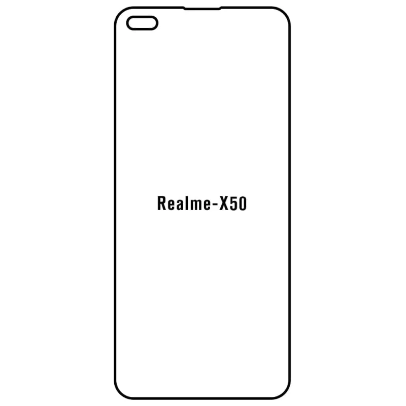 Sunshine Realme X50 Predná Hydrogél ochranná fólia Strih: Predná 1, Typ fólie: Anti-Spy (Privacy)