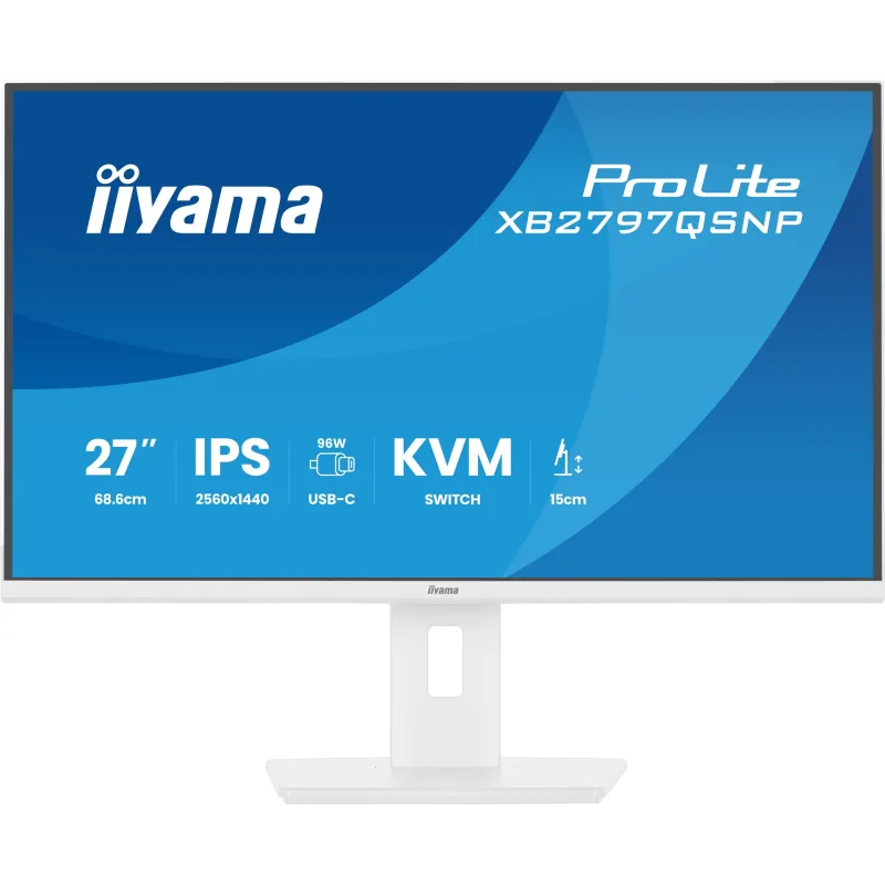 iiyama ProLite/XB2797QSNP-W1/27"/IPS/QHD/75Hz/1ms/Bílá/5R XB2797QSNP-W1