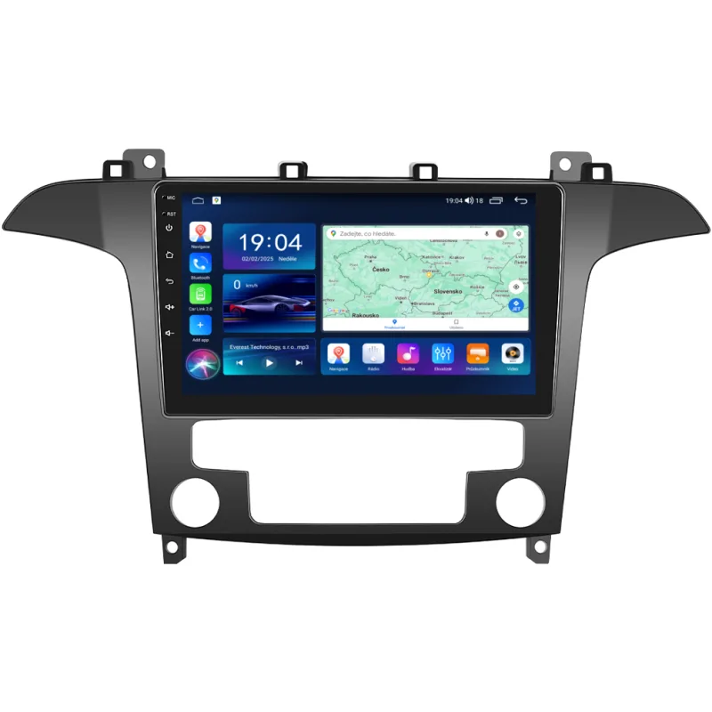 Everest 2DIN autorádio EVT223 Android, Ford S-Max, automatická klimatizace EVT-UN06M/A7112