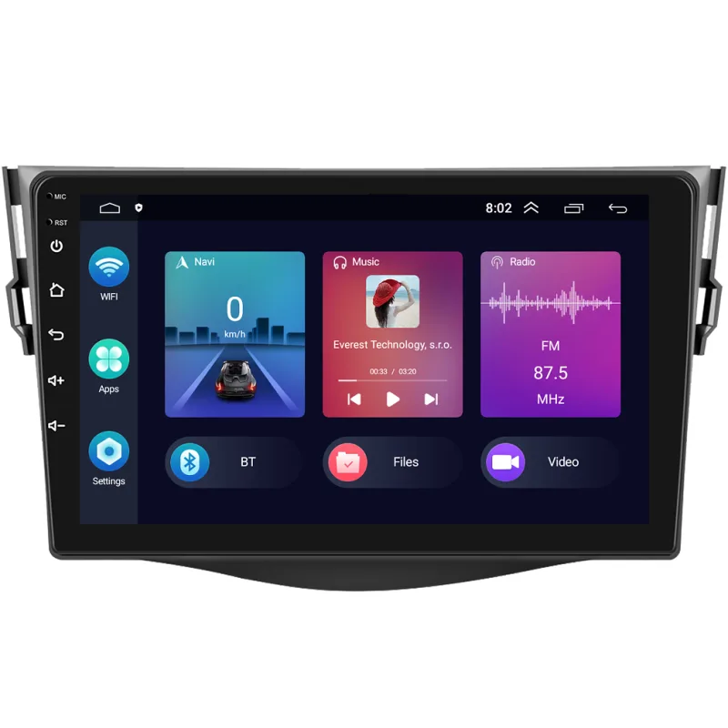 Podofo 2DIN autorádio PEV206 Android, Toyota RAV4 III B067/A8237