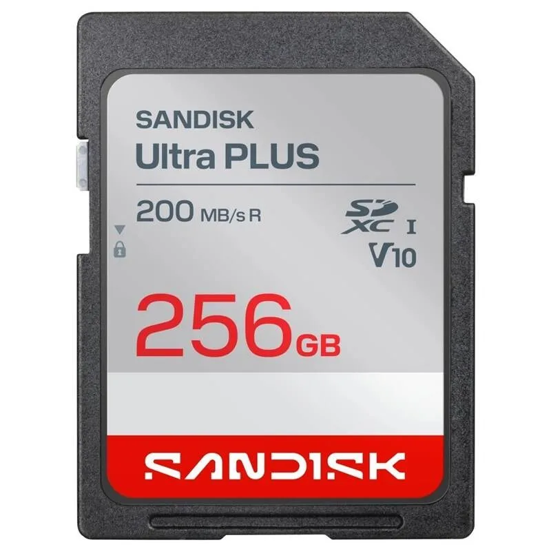 Sandisk Ultra PLUS SDXC karta 256GB UHS-I, V10, U1, C10, (200MB/ s)…