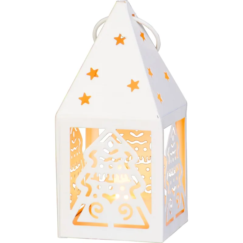 Lampáš MagicHome Vianoce, Stromček, 1xLED teplá biela, 1xCR2032, IP20, 6,2x6,2x13,5 cm