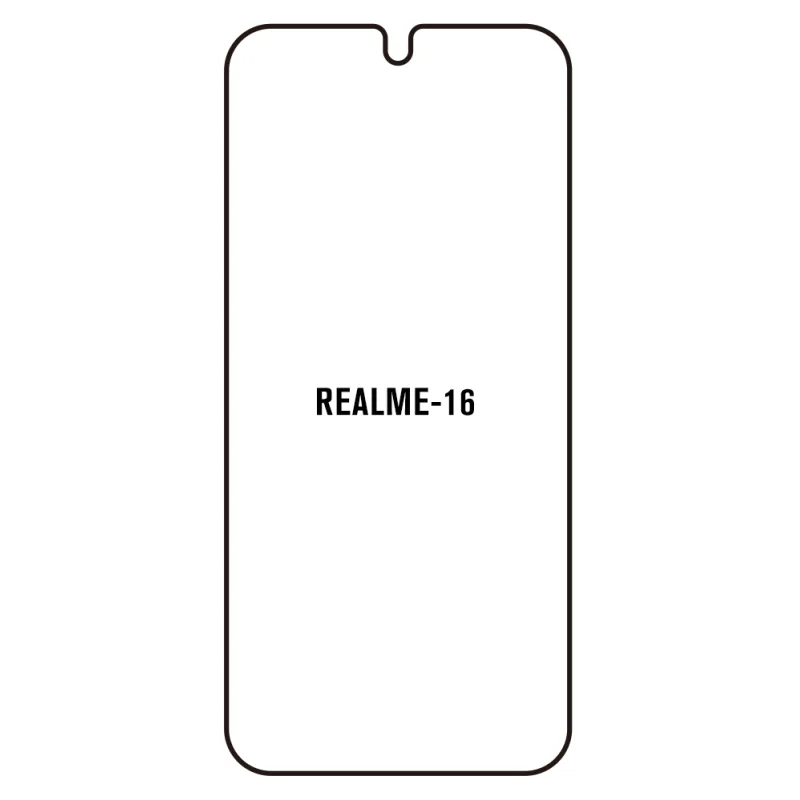 Sunshine Realme 16 5G Predná Hydrogél ochranná fólia Strih: Kompatibilná s krytom 2, Typ fólie: Anti-Spy (Privacy)