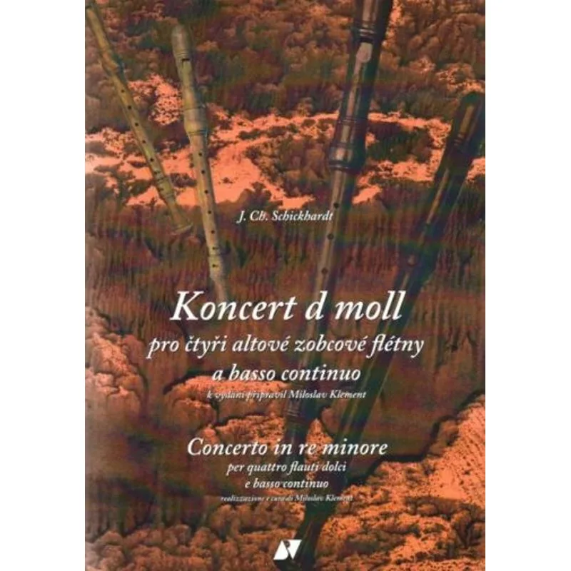 Vladimír Beneš Koncert d moll pro čtyři altové zobcové flétny a basso continuo