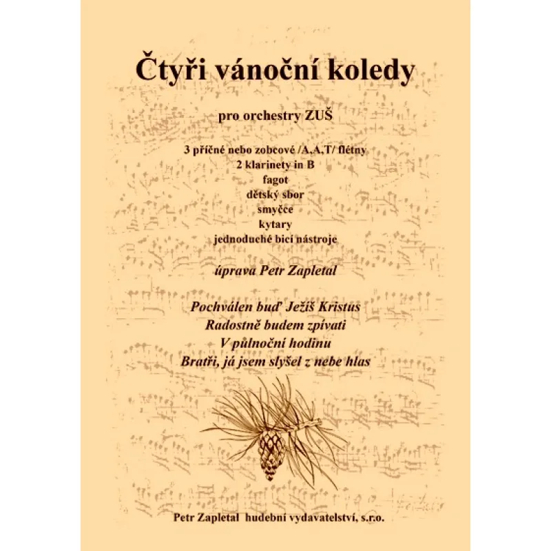 NotaNota Čtyři vánoční koledy pro orchestry ZUŠ