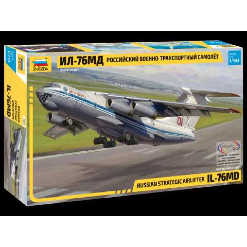 Zvezda Model Kit lietadlo 7011 - Ruský strategický transportér IL-76MD (1:144)