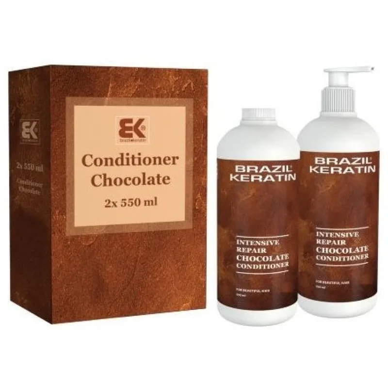 BRAZIL KERATIN Conditioner Chocolate hĺbkovo regenerujúci balzam s keratínom 2x550ml