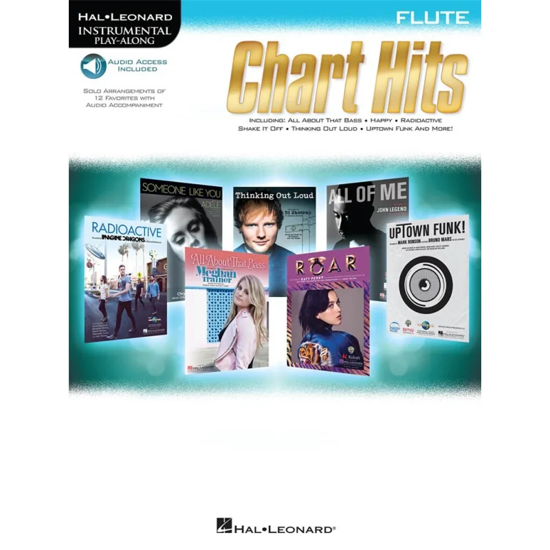 Hal Leonard Chart Hits for Flute + audio