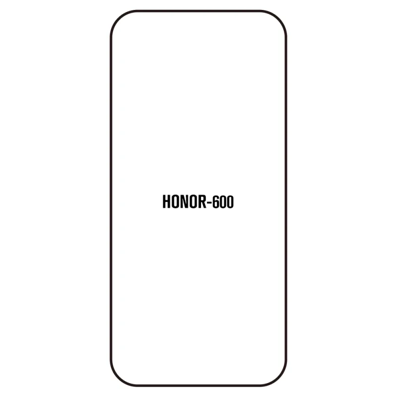 Sunshine Honor 600 Predná Hydrogél ochranná fólia Strih: Predná 1, Typ fólie: Matná