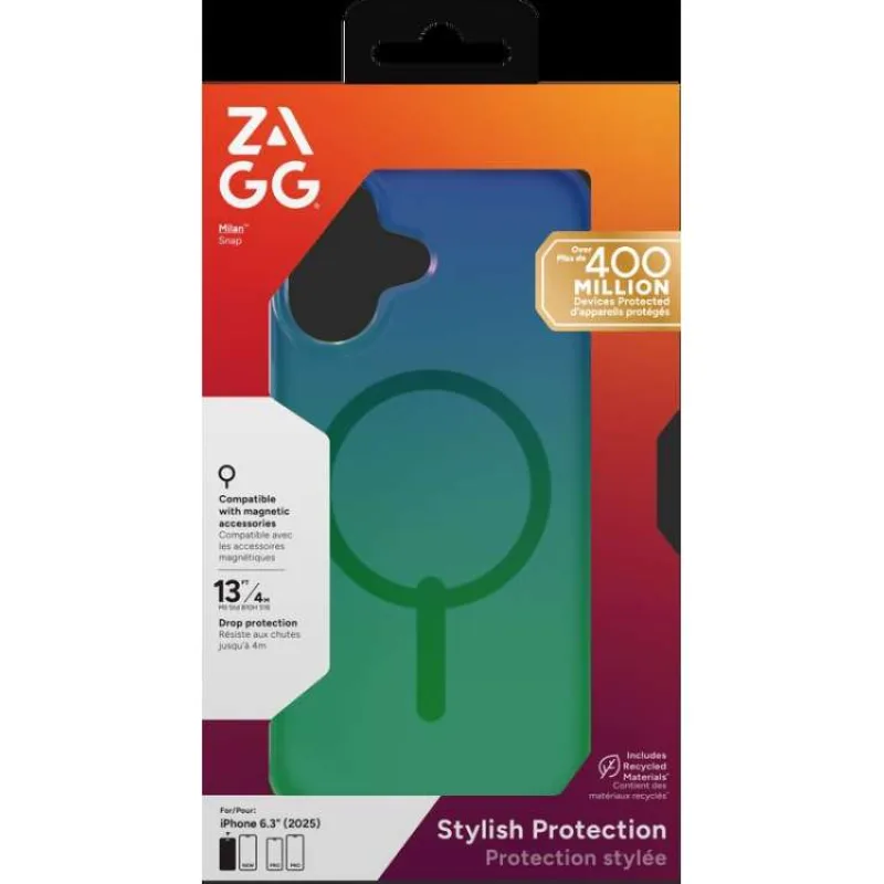ZAGG Ochranný kryt Milan Snap Apple 17 Raven Feather (702319012)