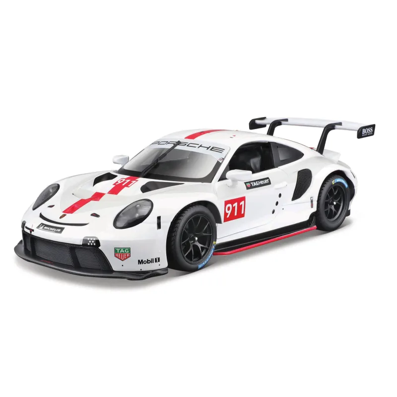 Bburago - RACE, Porsche 911 RSR, biela, 1:24