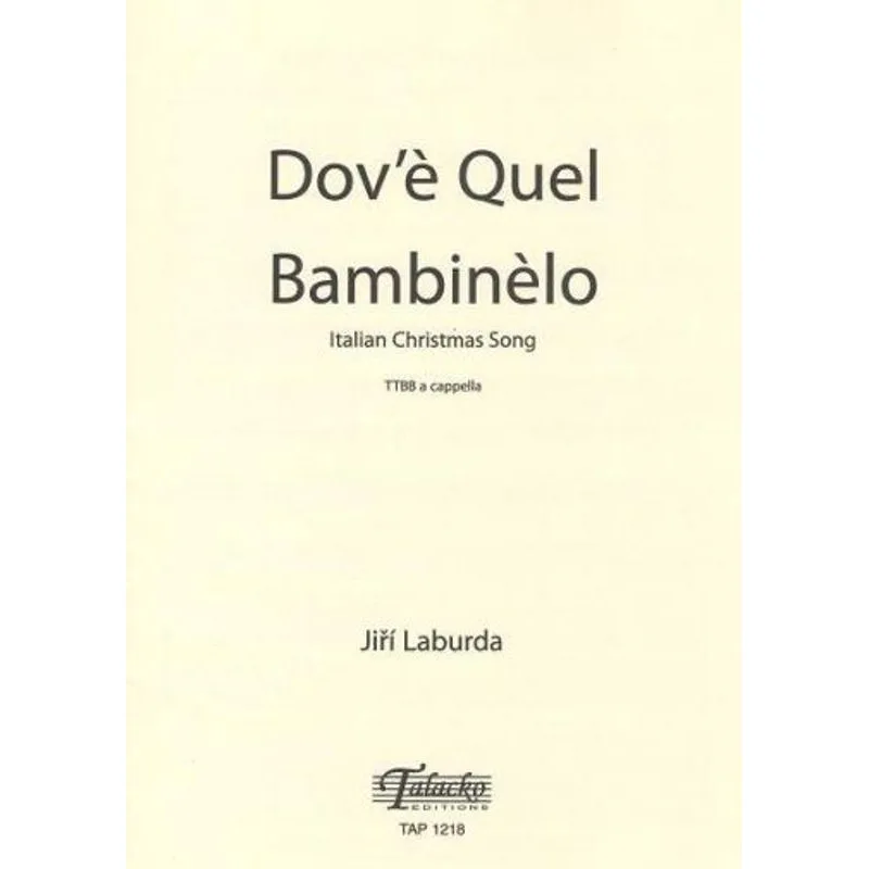 Talacko Editions Dov´e quel bambinelo