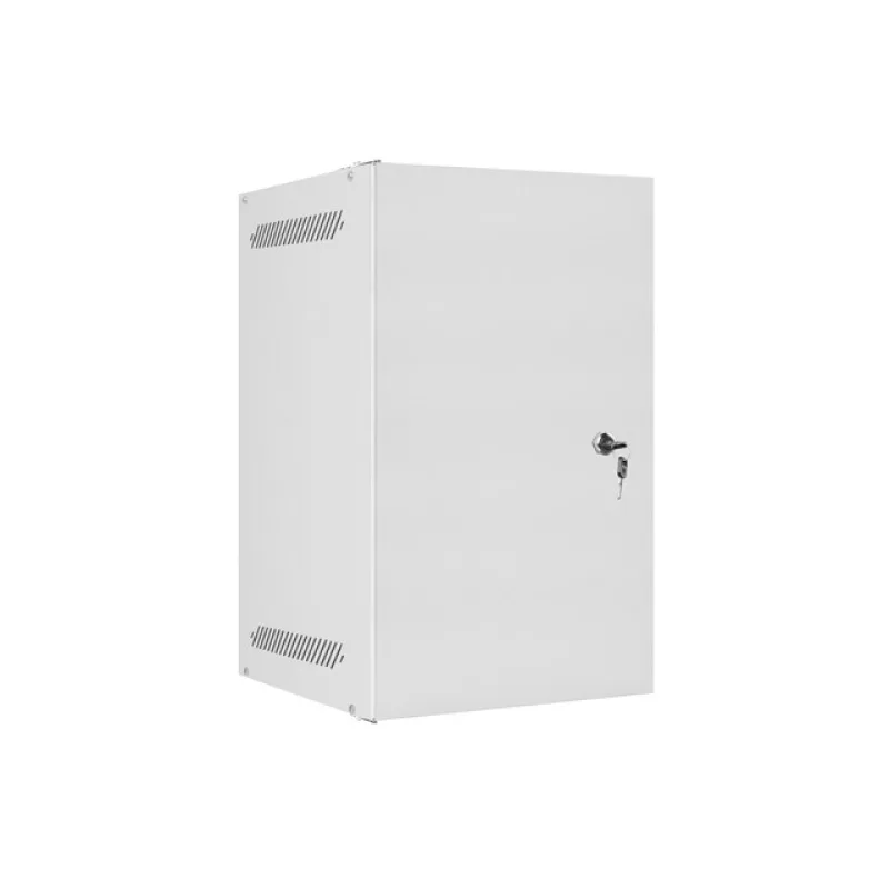 LANBERG RACKOVÁ SKŘÍŇ 10" PRO MONTÁŽ NA STĚNU 9U/280X310 PRO VLASTNÍ MONTÁŽ S KOVOVÝMI DVEŘMI ŠEDÁ WF10-2309-00S