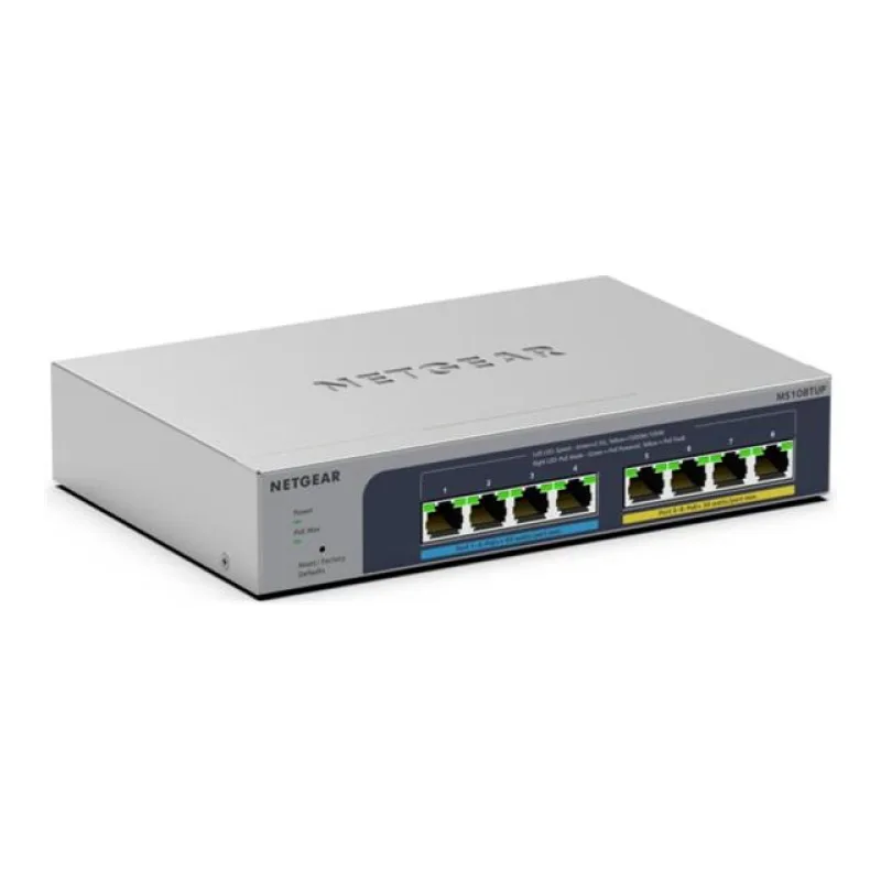 NETGEAR 8PT POE++ MULTIGIG SMART SWCH MS108TUP-100EUS