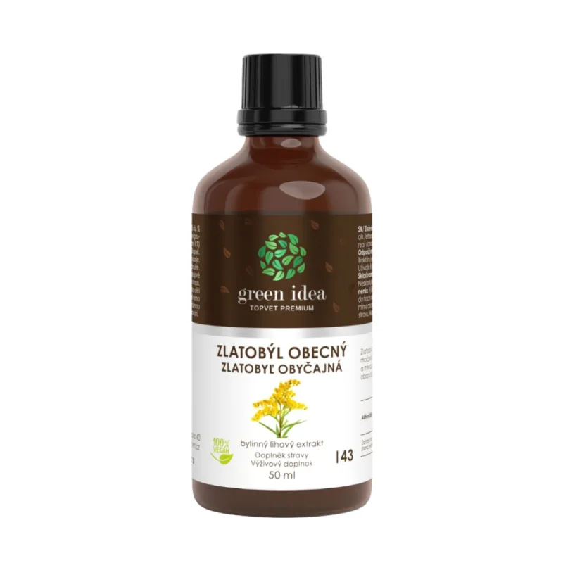 Green idea Zlatobyľ obyčajná - tinktúra - kvapky 50 ml -