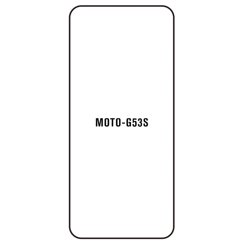 Sunshine Motorola G53s 5G Predná Hydrogél ochranná fólia Strih: Predná 1, Typ fólie: Číra