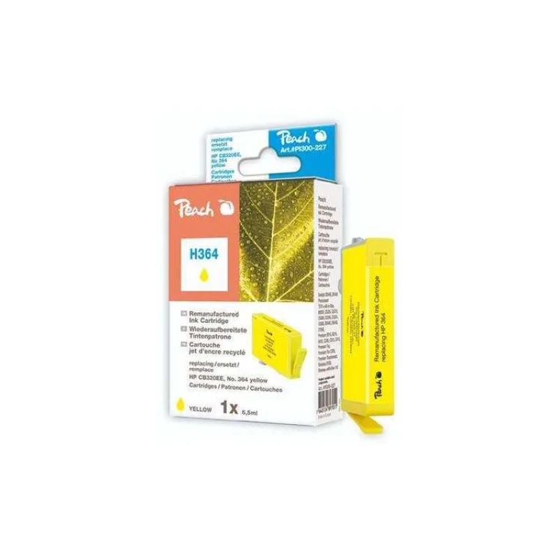 PEACH kompatibilní cartridge HP No.364, new chip, yellow, 5,7 ml, 420str. (313793)