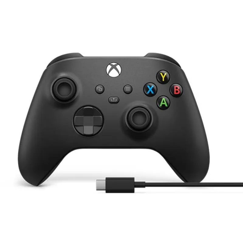 Microsoft Xbox Wired Controller, carbon black [1V8-00002]