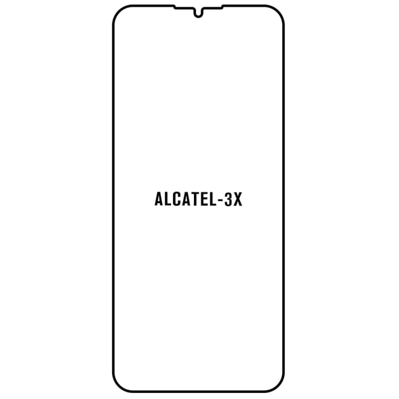 Sunshine Alcatel 3X 2019 Predná Hydrogél ochranná fólia Strih: Predná 1, Typ fólie: Proti modrému svetlu