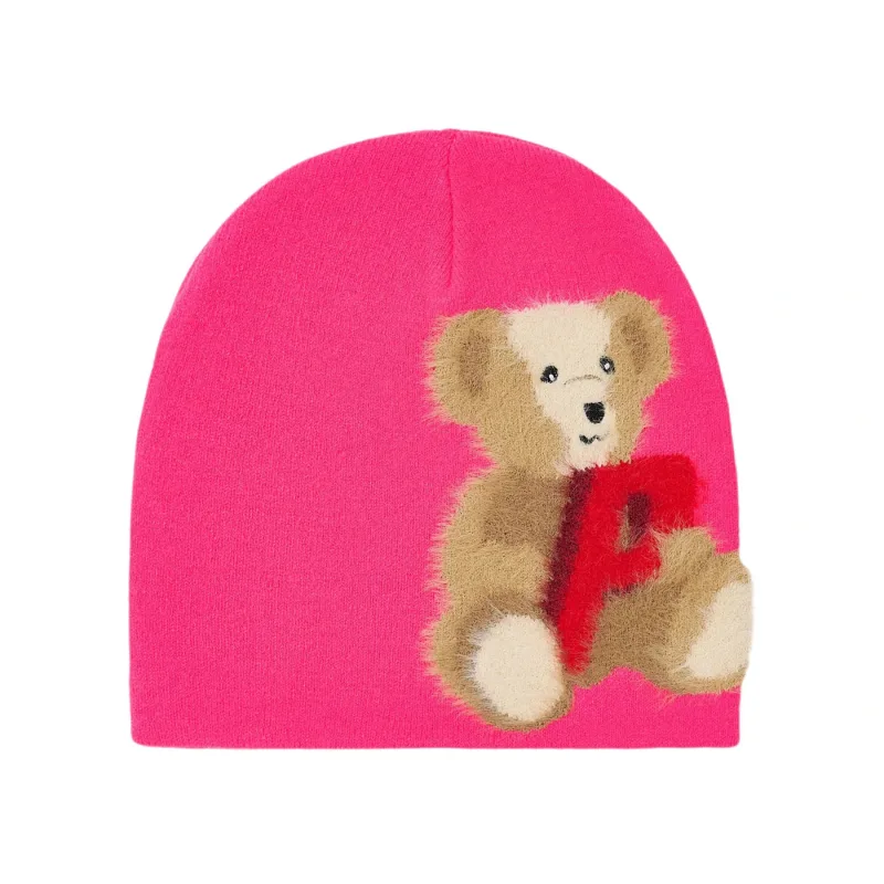 Palace P Bear Nein Cuff Beanie Pink - OS