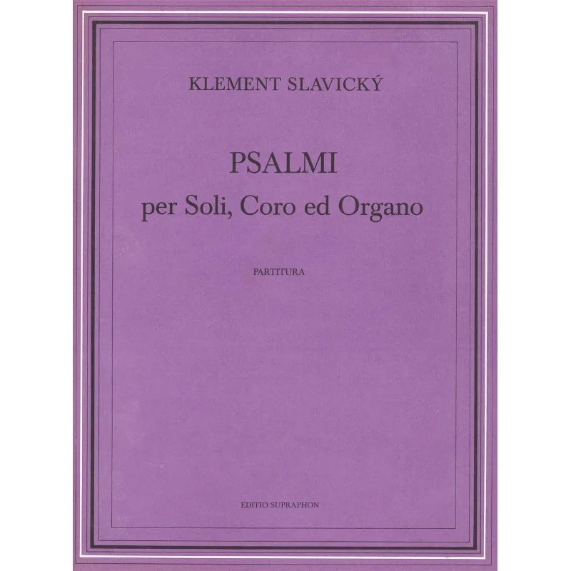 Bärenreiter Psalmi pro sóla, sbor a varhany