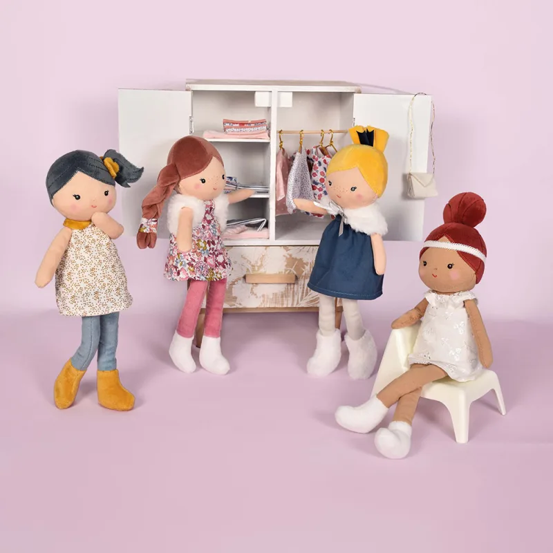 Doudou et Compagnie Paris Doudou Jolijou Bábiky Najlepšie kamarátky 25 cm