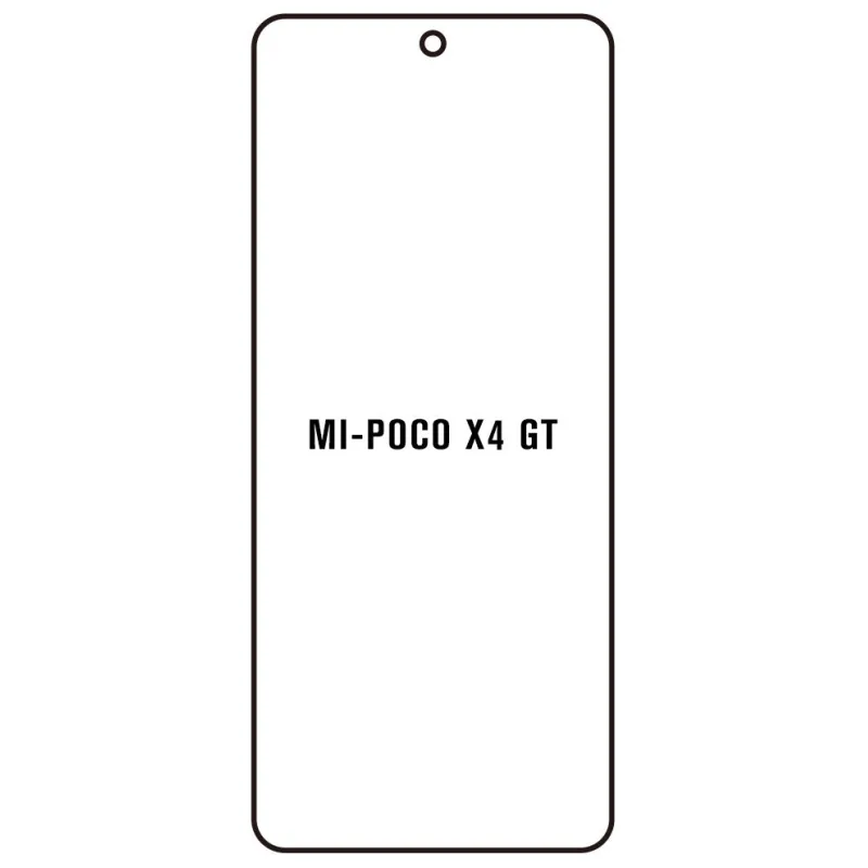 Sunshine Xiaomi Poco X4 GT Predná Hydrogél ochranná fólia Strih: Kompatibilná s krytom, Typ fólie: Číra