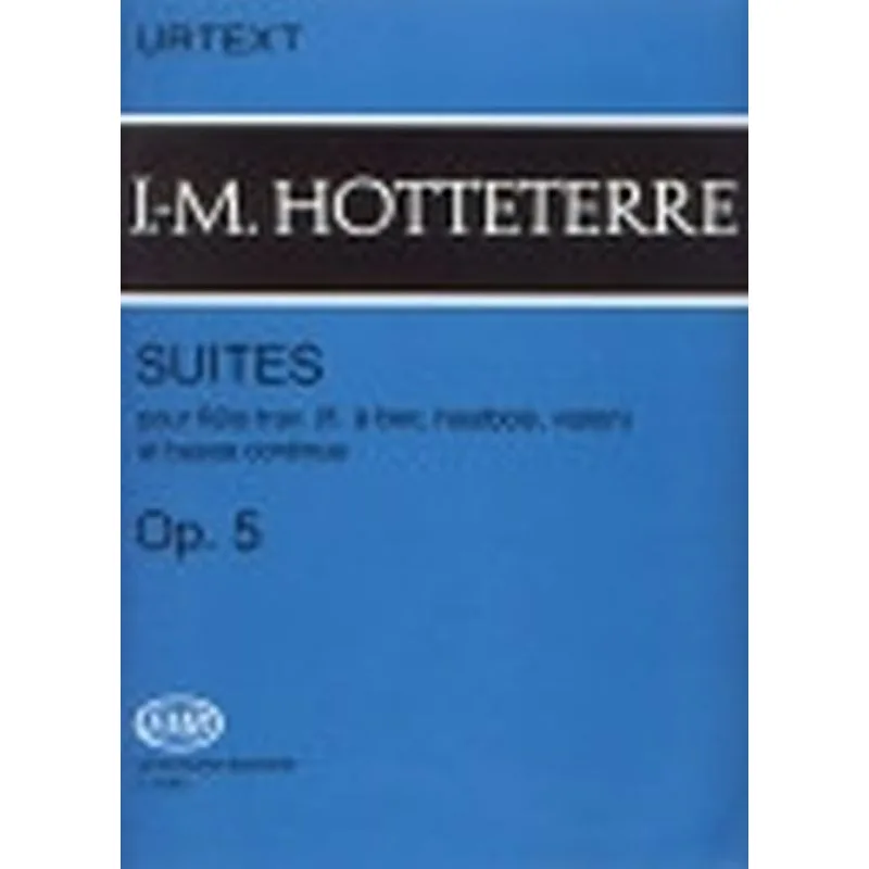 Editio Musica Budapest Suites pour flute trav. e basse continue op. 5