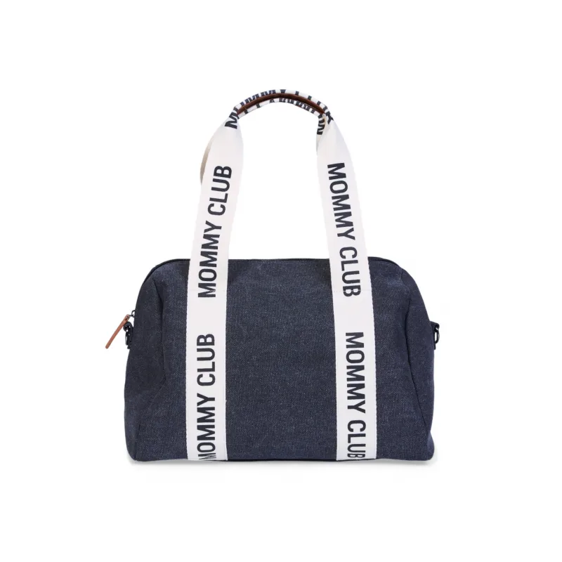 Childhome Prebaľovacia taška Mommy Club Signature Canvas Black