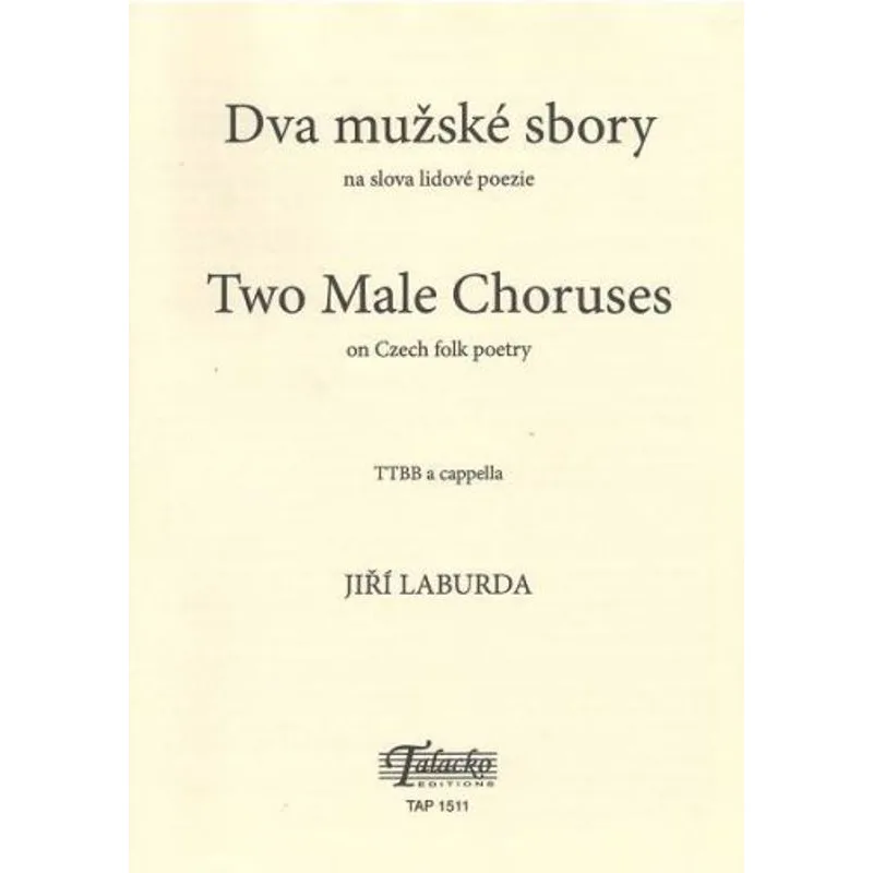 Talacko Editions Dva mužské sbory