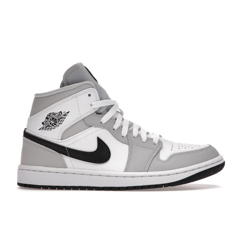 Jordan 1 Mid Light Smoke Grey (Women's) - 38