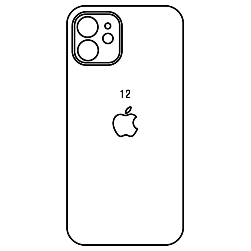 Sunshine iPhone 12 Zadná Hydrogél ochranná fólia Strih: Zadná časť 4, Typ fólie: Číra
