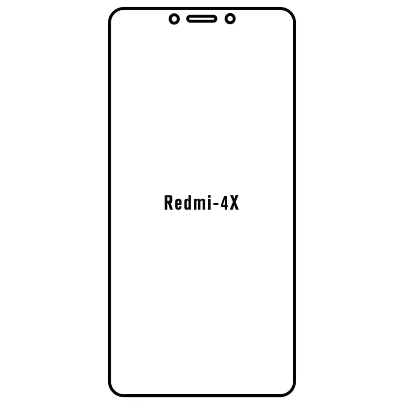 Sunshine Xiaomi Redmi 4X Predná Hydrogél ochranná fólia Strih: Kompatibilná s krytom, Typ fólie: Číra