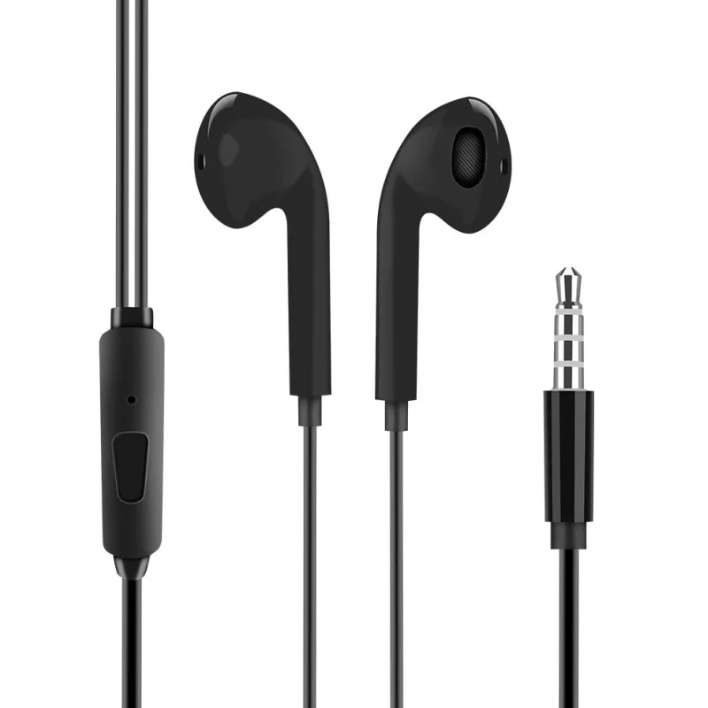 OBAL:ME Drátová Sluchátka 3.5mm Jack Black 8596311255656