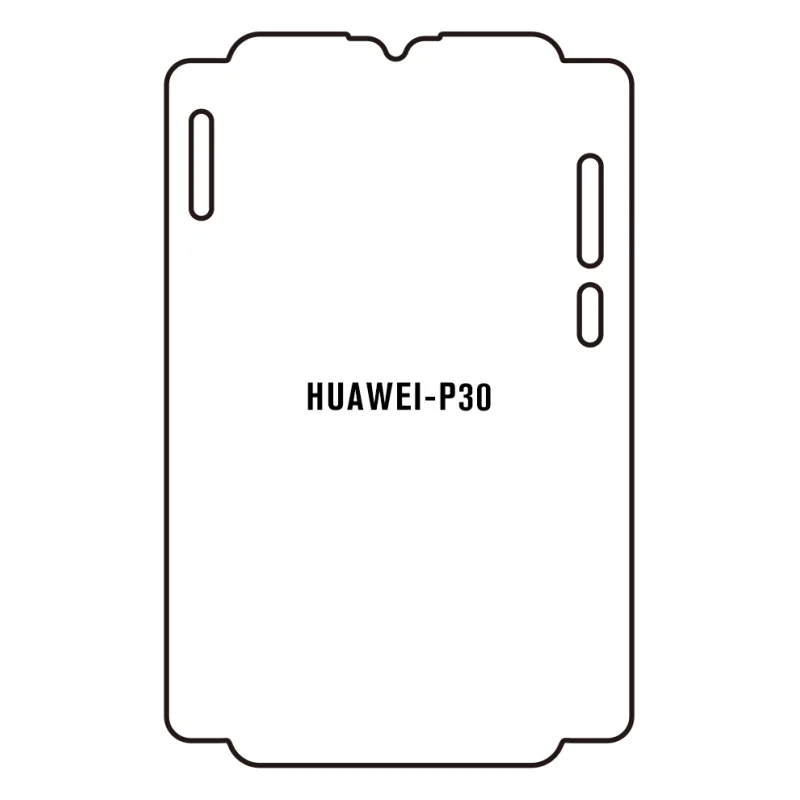 Sunshine Huawei P30 Predná Hydrogél ochranná fólia Strih: Predná časť a rám, Typ fólie: Anti-Spy (Privacy)