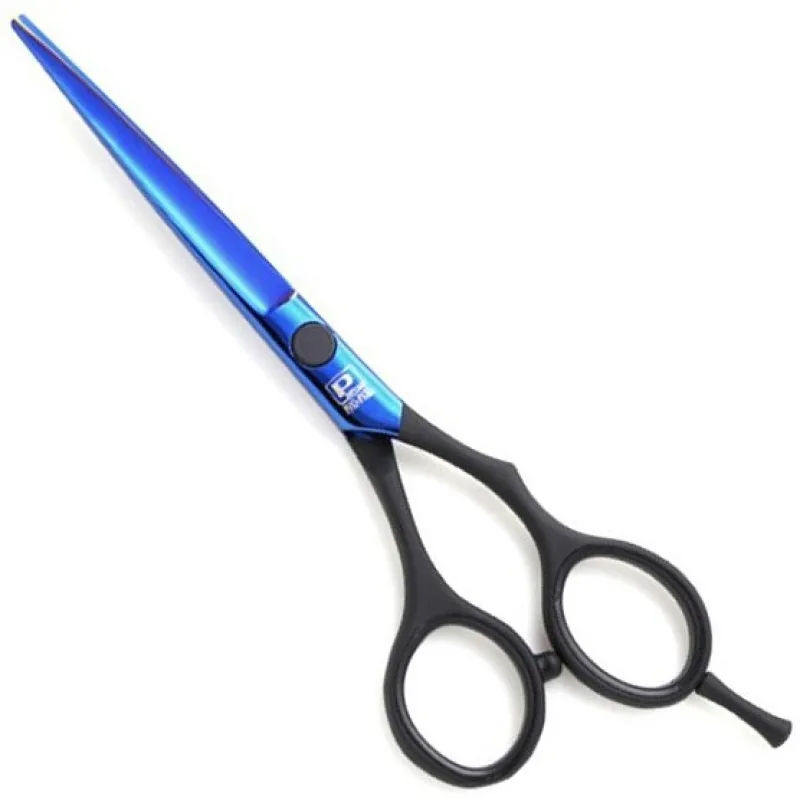 PRO FEEL JAPAN Yoshimoto BSS-60 Blue Matt Black Profesionálne kadernícke nožnice 6,0' - modročierne