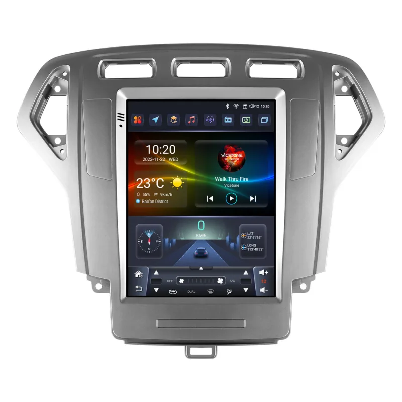 HIZPO FDMDE9701 Autorádio 9,7“ Android Ford Mondeo Model: 6S9701 (6+64GB) CHR2499_6S9