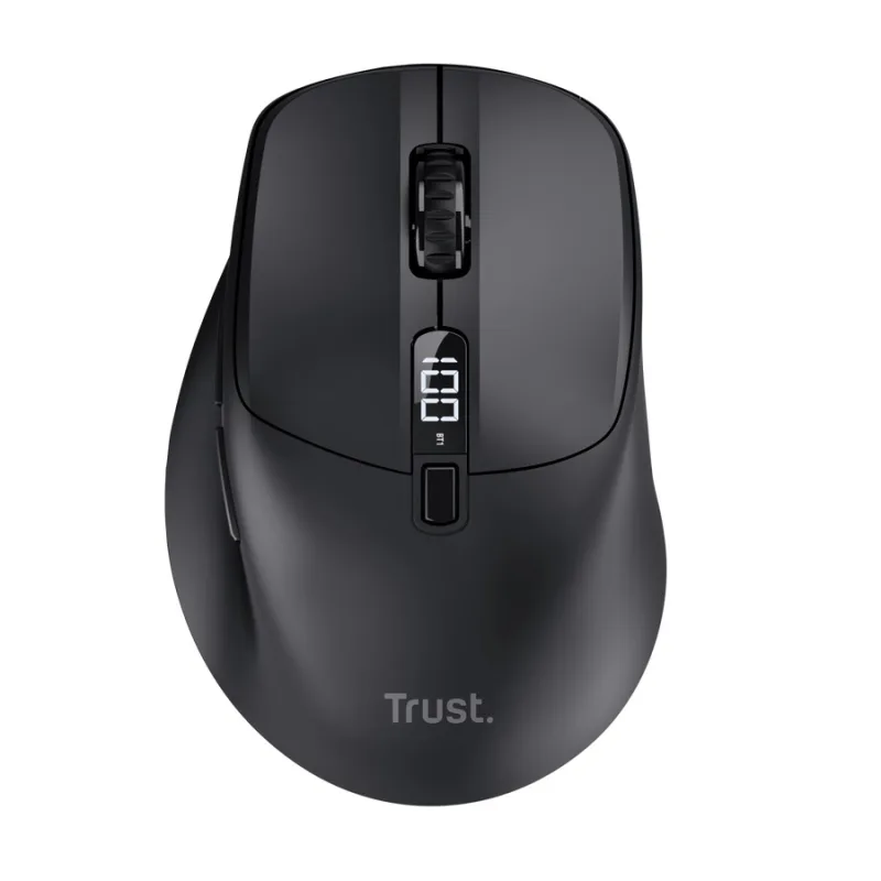 Trust Zevo/Cestovní/Optická/Pro praváky/4 000 DPI/USB+BT/Černá 25991