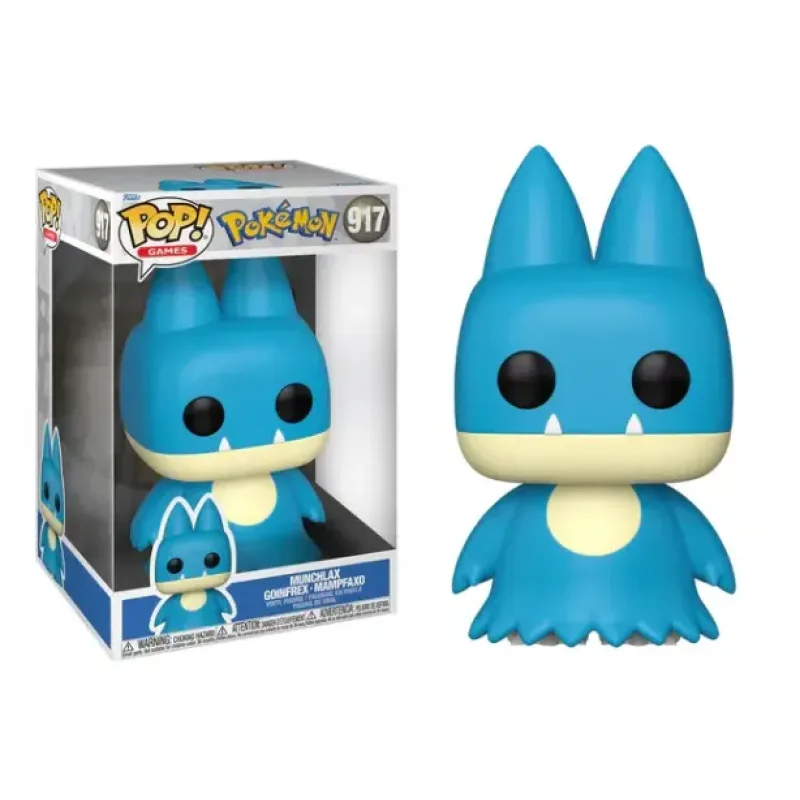 Funko Pop! 917 Munchlax Pokémon Jumbo 25 cm