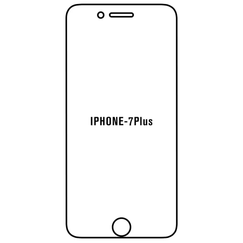 Sunshine iPhone 7 Plus Predná Hydrogél ochranná fólia Strih: Kompatibilná s krytom, Typ fólie: Anti-Spy (Privacy)