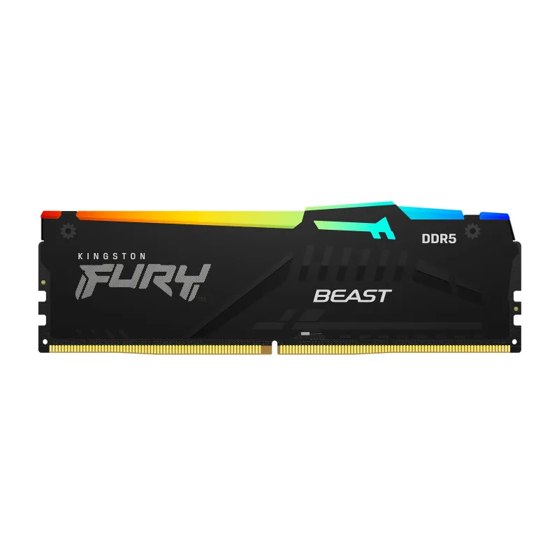 Kingston FURY Beast EXPO/DDR5/32GB/6400MHz/CL32/1x32GB/RGB/Black KF564C32BBEA-32