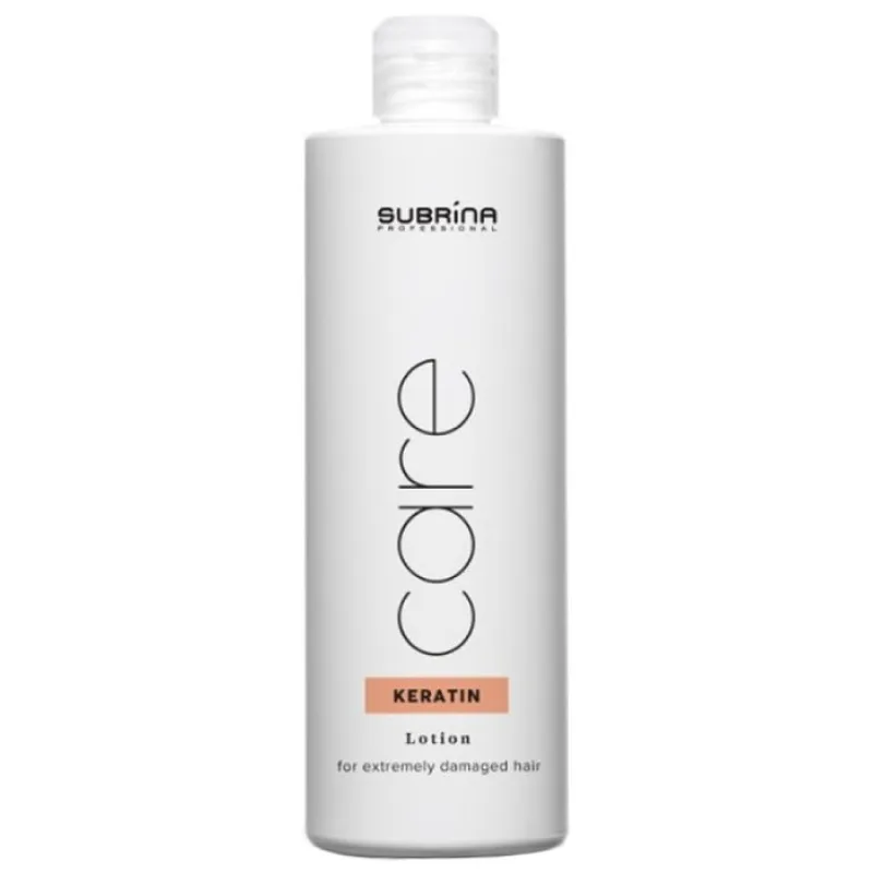 SUBRÍNA Care Keratin Lotion 480ml - keratínová starostlivosť pre extrémne poškodené vlasy
