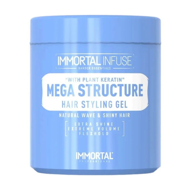 Gél na vlasy s keratínom IMMORTAL Infuse Mega structure hair styling gel 500 ml