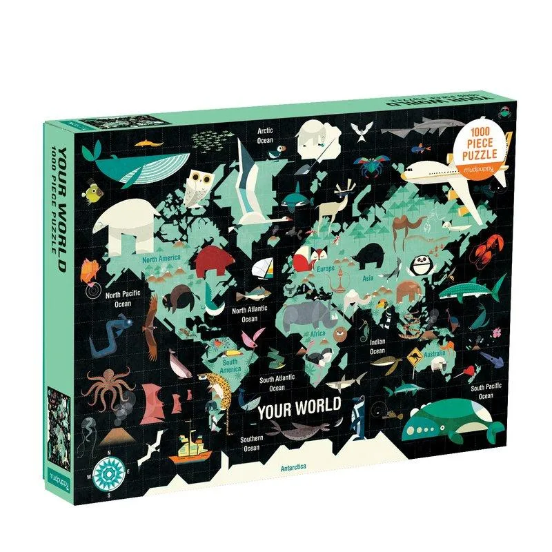 Mudpuppy Mudpuppy Puzzle Váš svet 1000 dielikov